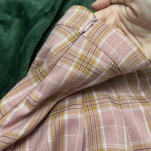 Pink schoolgirl skirt from SHEIN